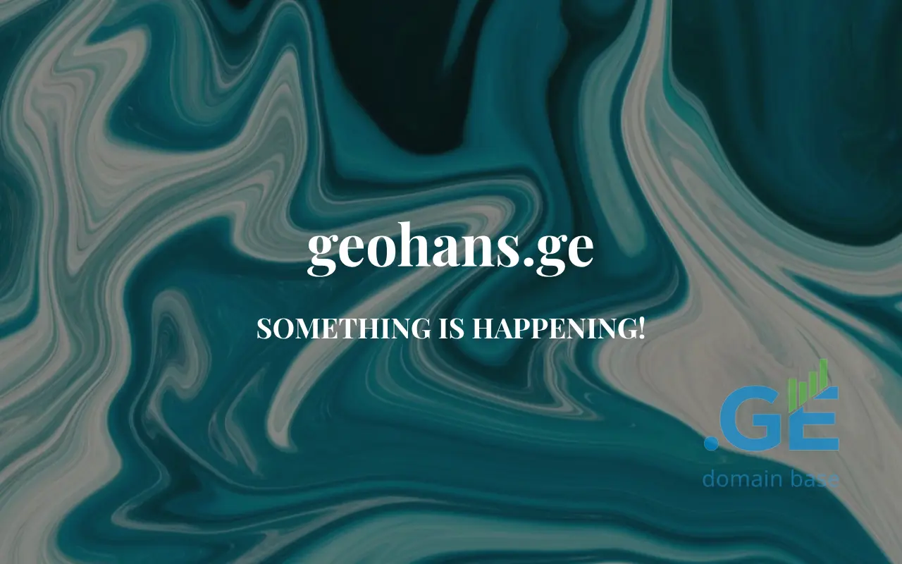 Screenshot of the site geohans.ge