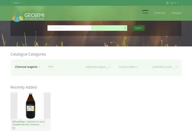 Screenshot of geojemi.ge