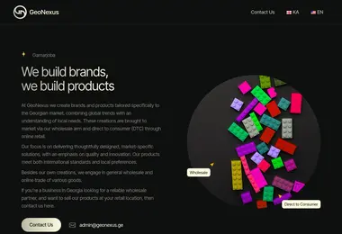 Screenshot of geonexus.ge