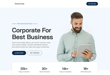 Screenshot of geoportal.ge