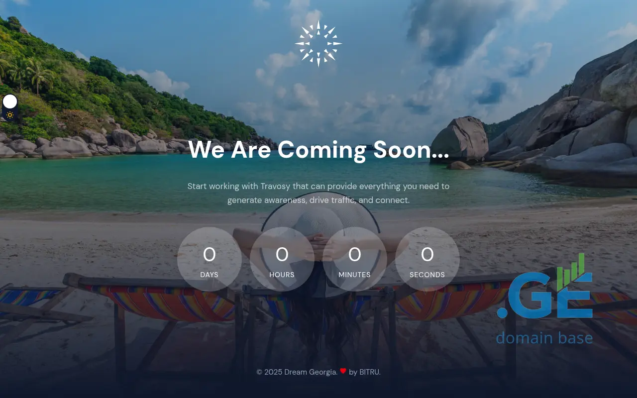 Screenshot of the site georgiadream.ge