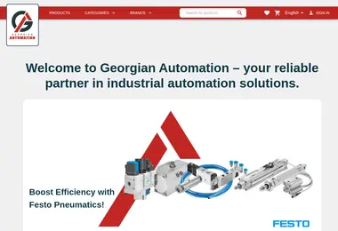 Screenshot of georgianautomation.ge