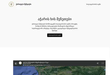 Screenshot of georgianmosques.ge