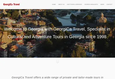 Screenshot of georgicatravel.ge