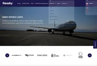Screenshot of geosky.ge