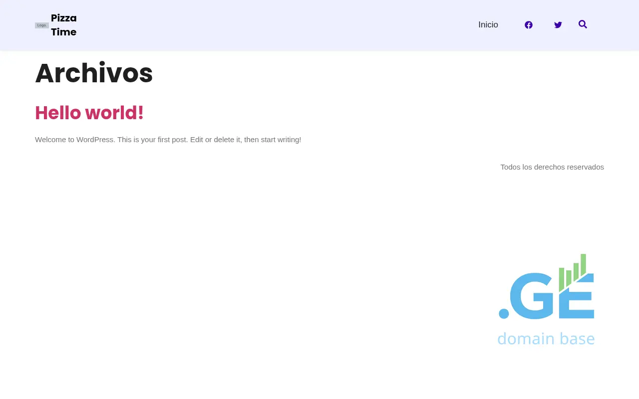 Screenshot of the site gesemweb.ge