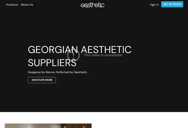Screenshot of gesthetic.ge