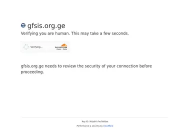 Screenshot of gfsis.org.ge