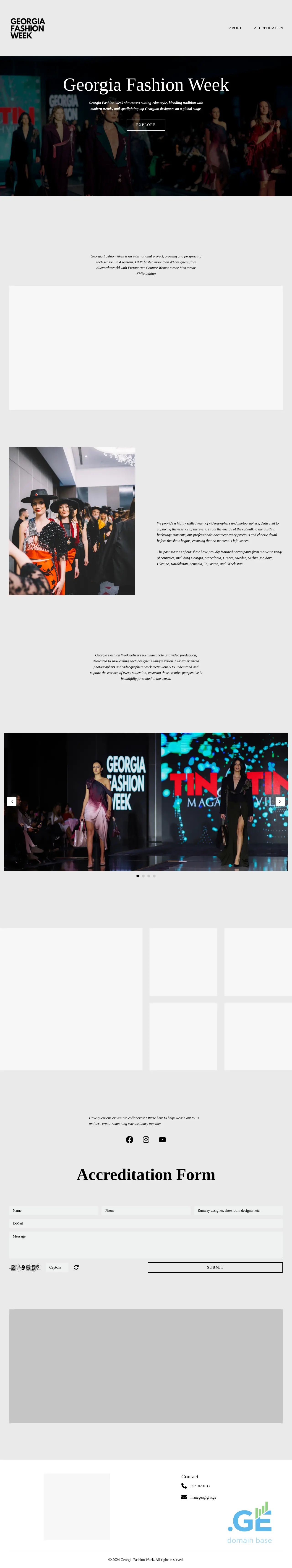 Screenshot of the site gfw.ge
