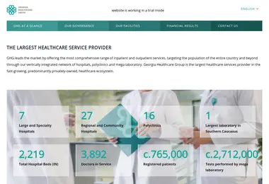 Screenshot of ghg.com.ge