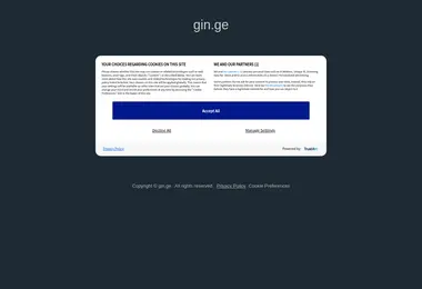 Screenshot of gin.ge