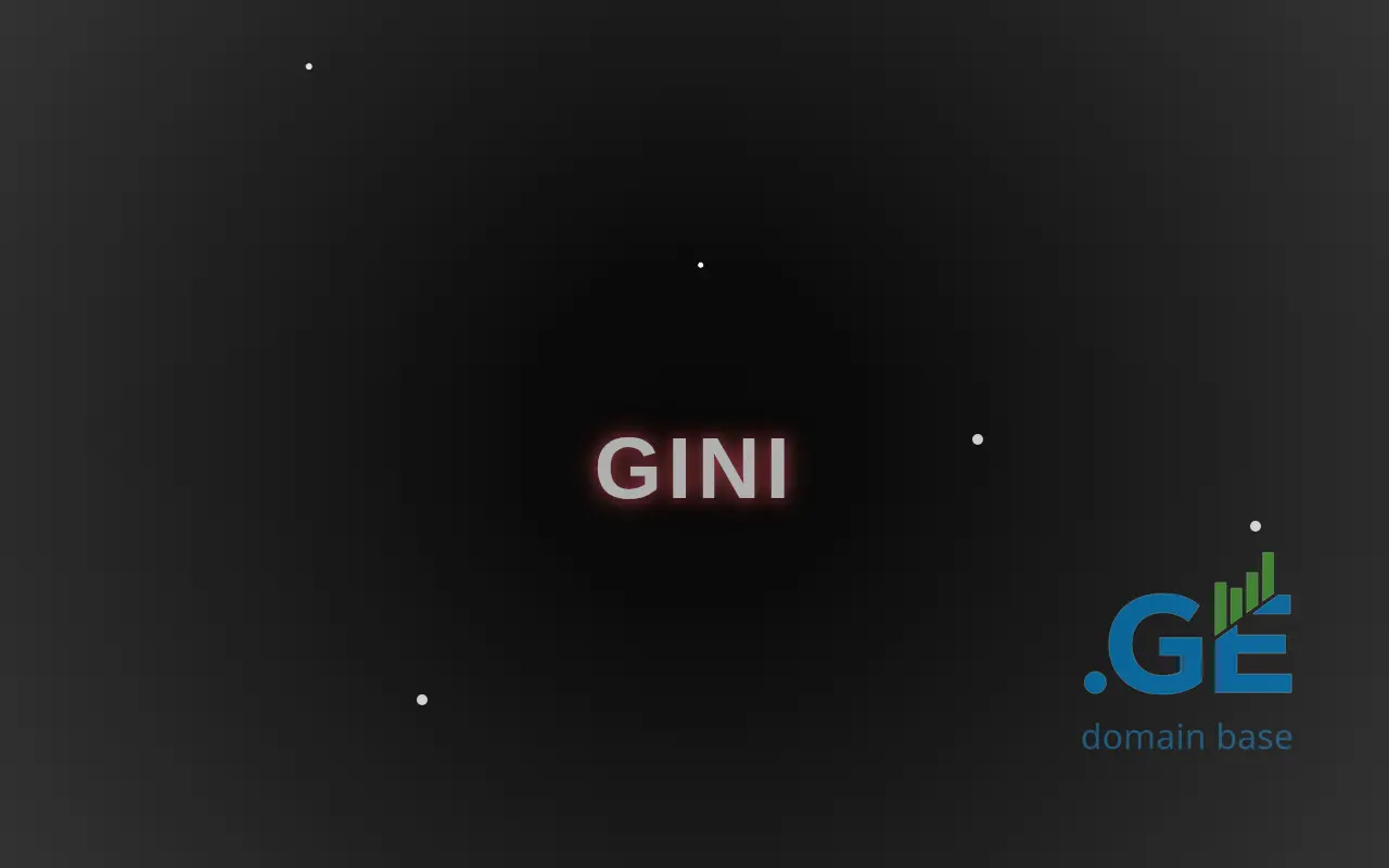 Screenshot of the site gini.ge