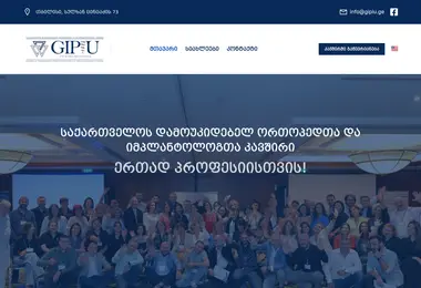 Screenshot of gipiu.ge