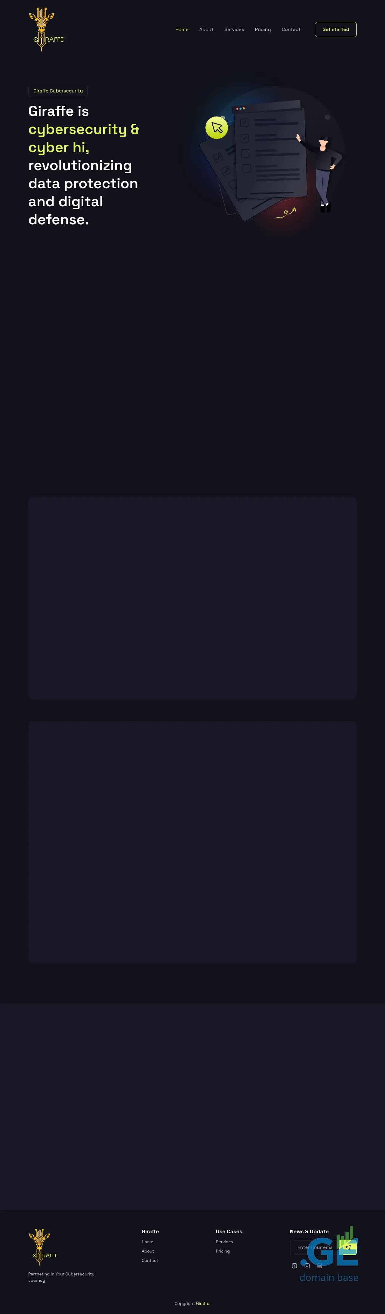 Screenshot of the site giraffe.ge