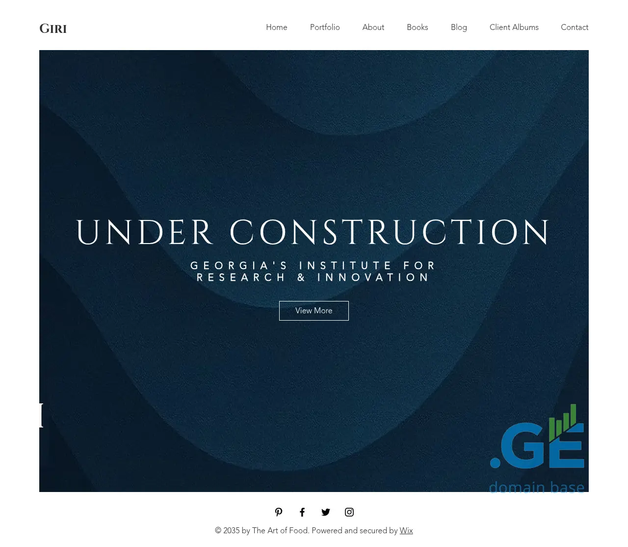 Screenshot of the site giri.ge