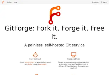 Screenshot of gitfor.ge