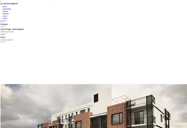 Screenshot of gldevelopment.com.ge