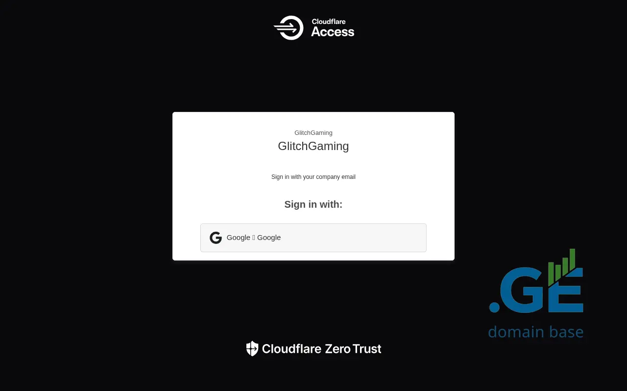 Screenshot of the site glitchgaming.ge