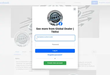 Screenshot of globaldealer.ge