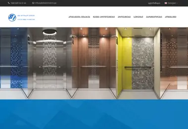 Screenshot of globalelevators.ge