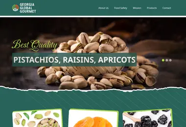 Screenshot of globalgourmet.ge