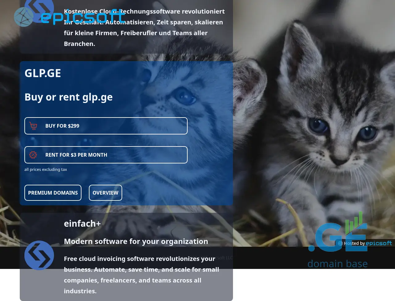 Screenshot of the site glp.ge