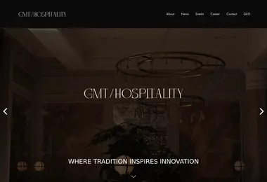 Screenshot of gmthospitality.ge