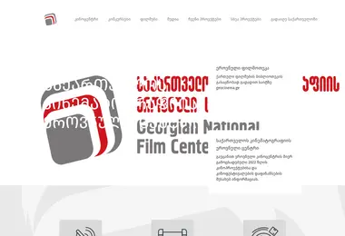 Screenshot of gnfc.ge