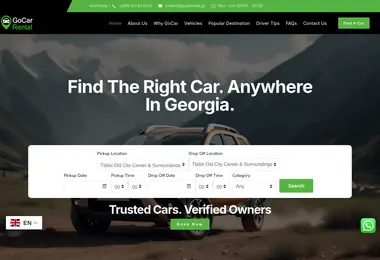 Screenshot of gocarrental.ge