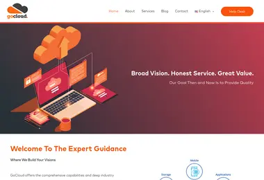 Screenshot of gocloud.ge