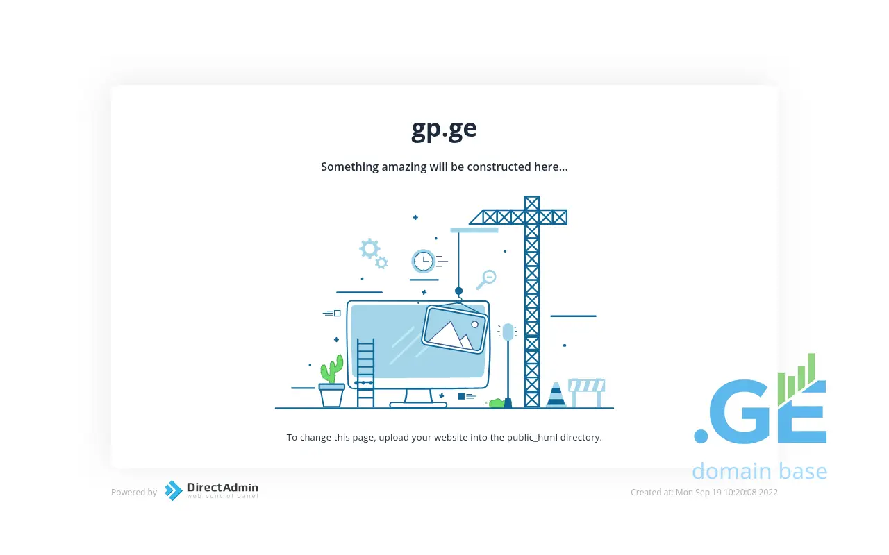Screenshot of the site gp.ge