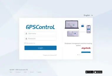 Screenshot of gpscontrol.ge