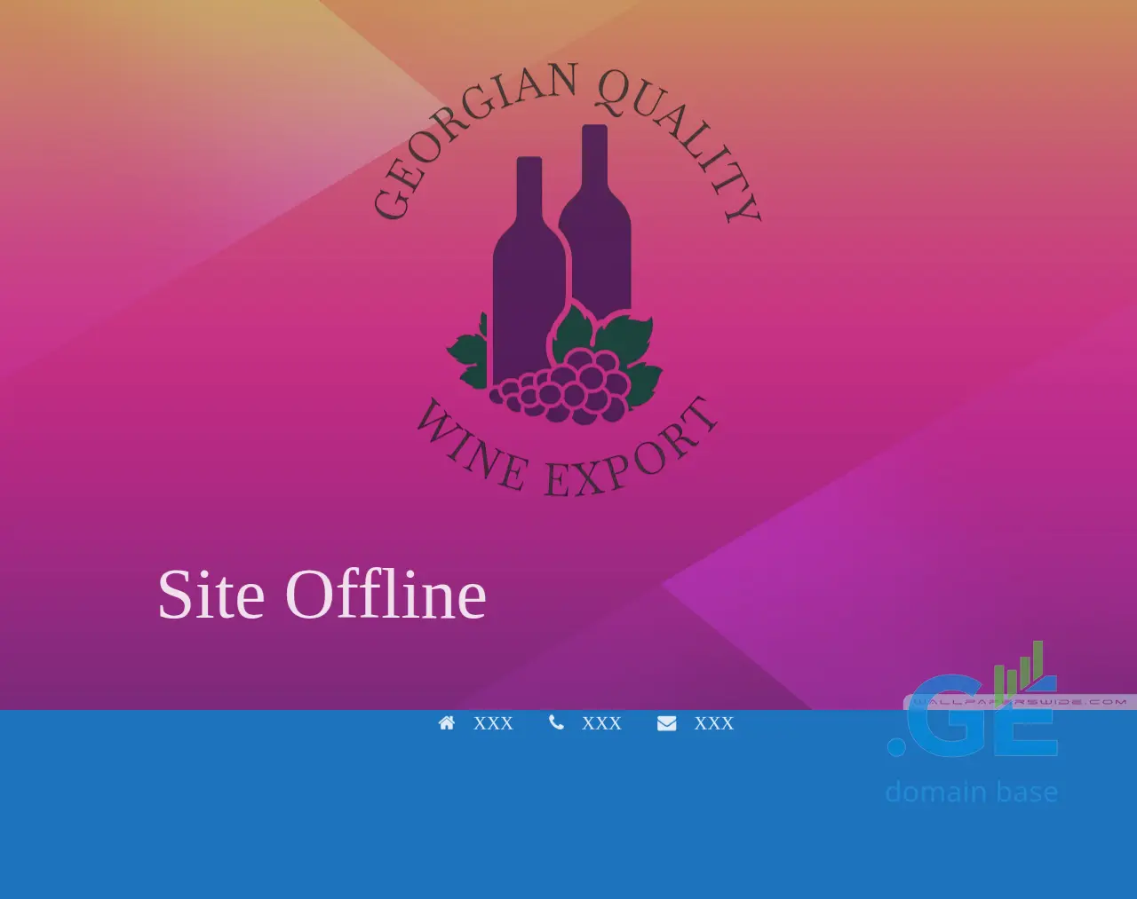 Screenshot of the site gqwe.ge