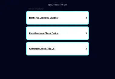 Screenshot of grammarly.ge