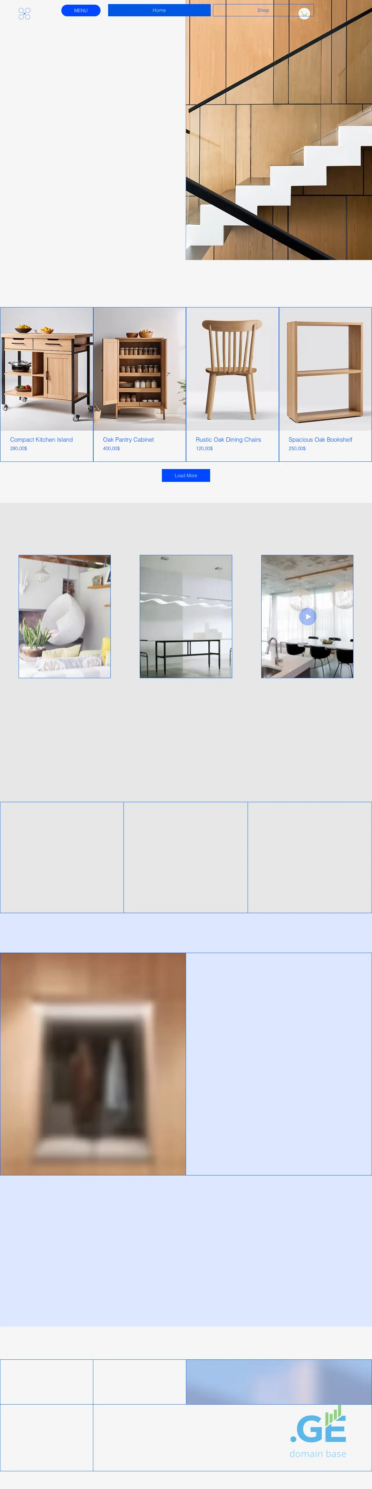 Screenshot of the site grandoak.ge