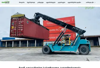 Screenshot of greenautoimport.ge