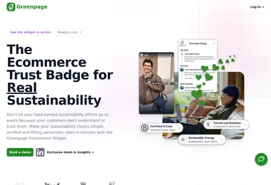 Screenshot of greenpa.ge