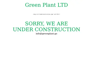 Screenshot of greenplant.ge