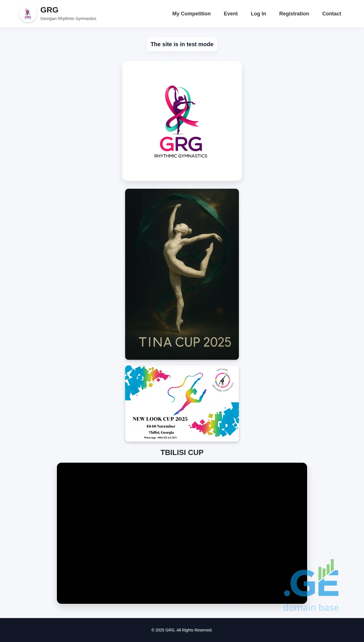 Screenshot of the site grg.ge