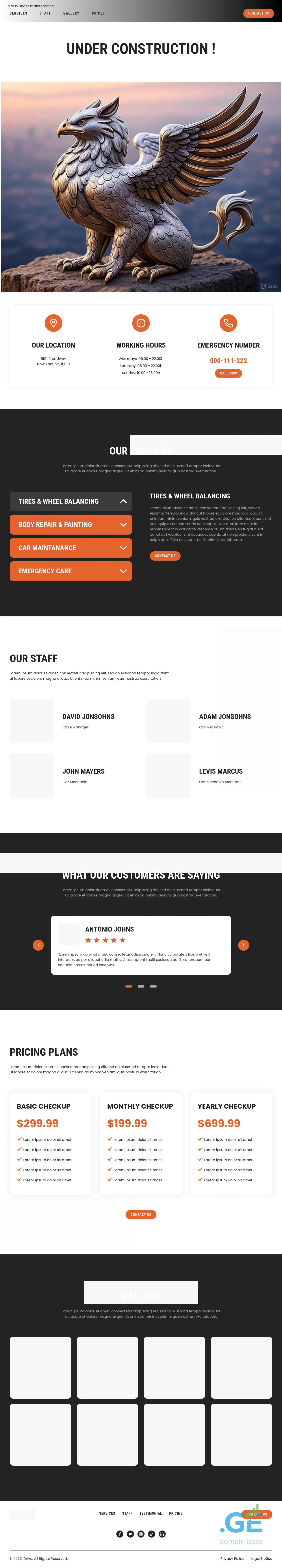 Screenshot of the site grif.ge