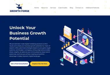 Screenshot of growthfor.ge