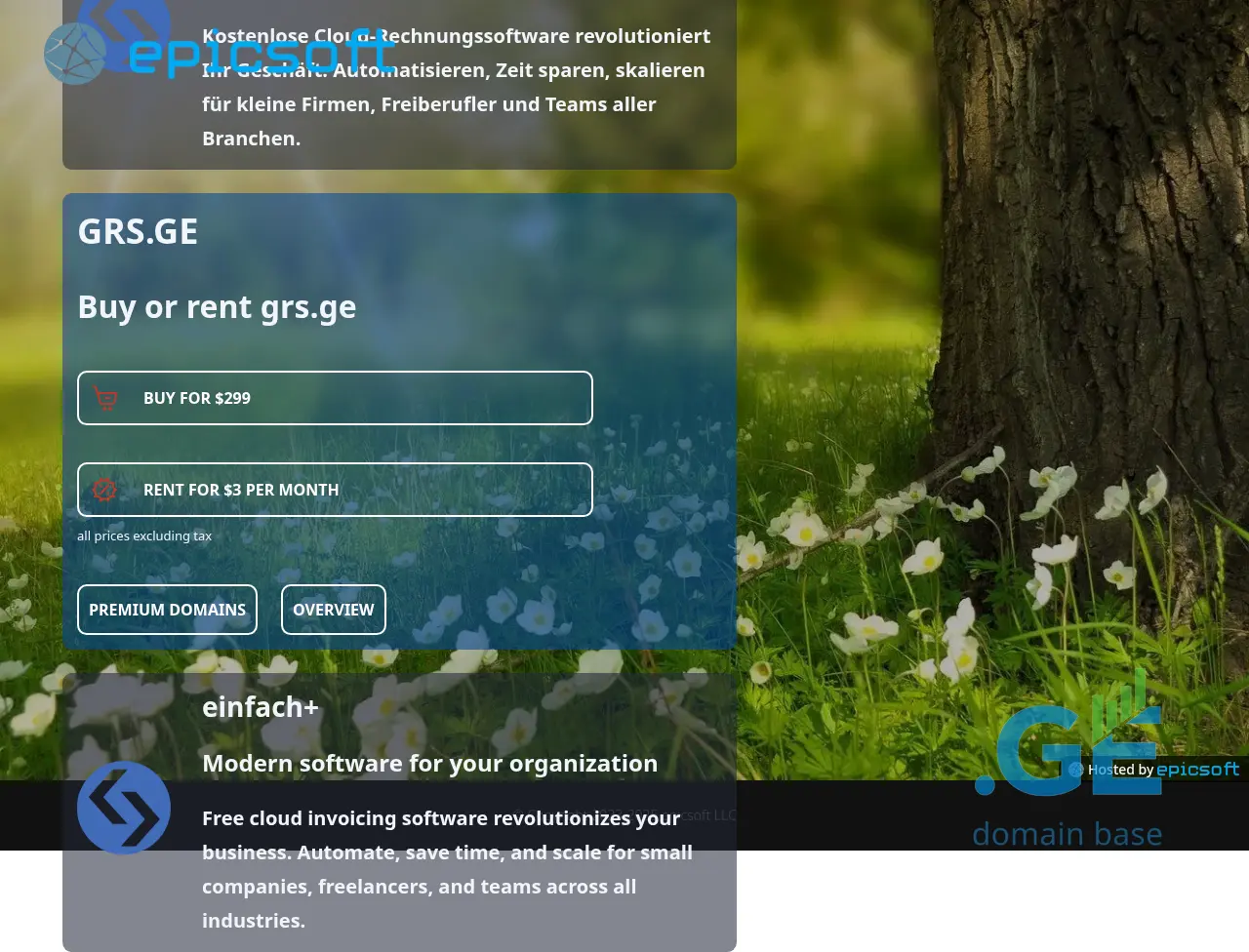 Screenshot of the site grs.ge