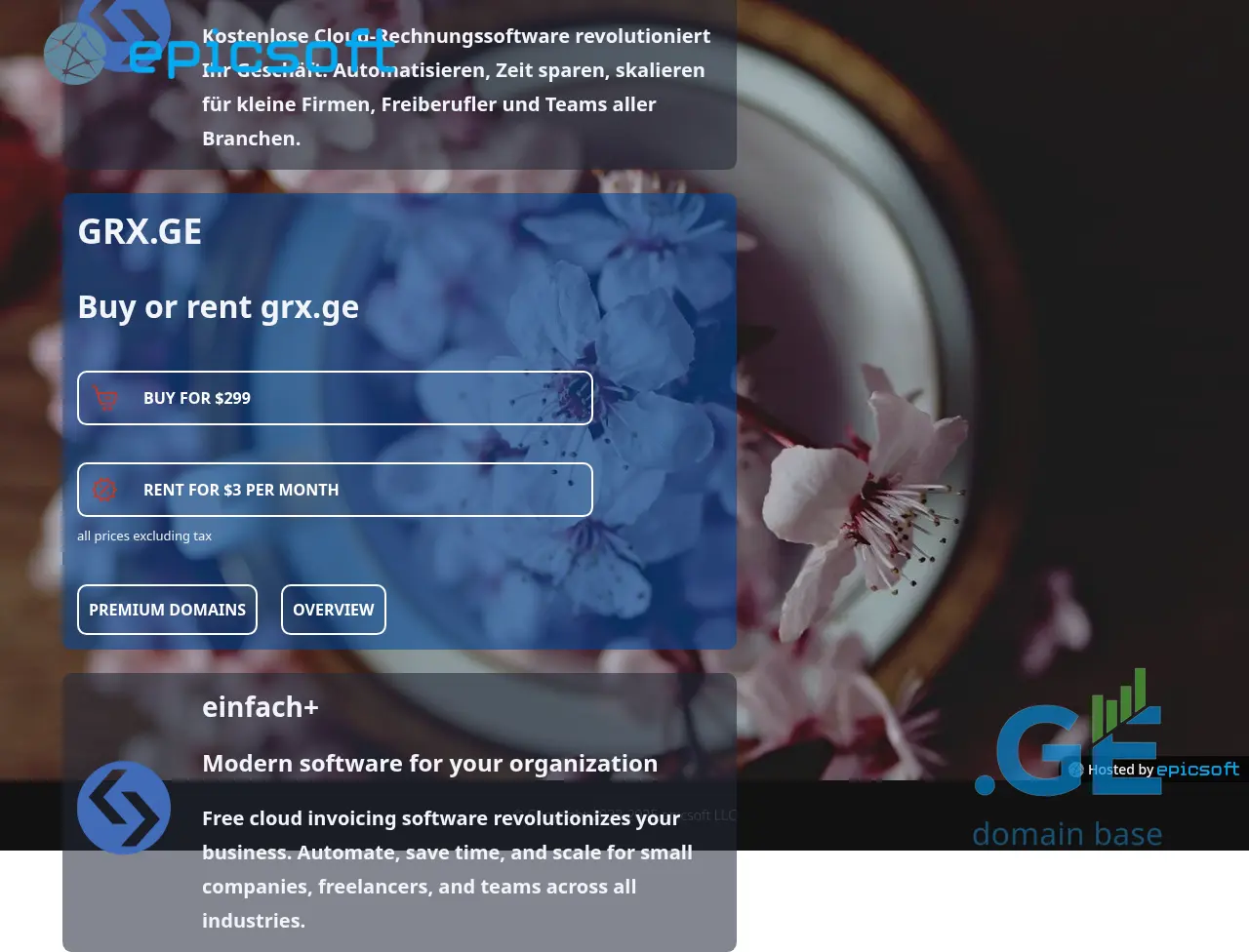 Screenshot of the site grx.ge