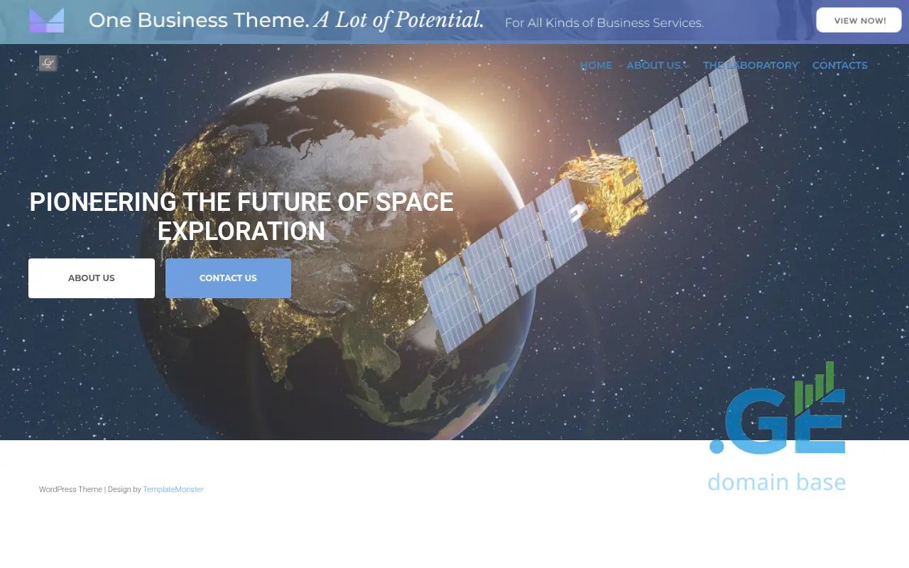 Screenshot of the site gspace.ge