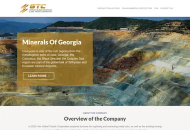 Screenshot of gtc.com.ge