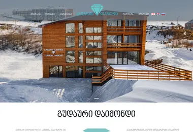 Screenshot of gudauridiamond.ge