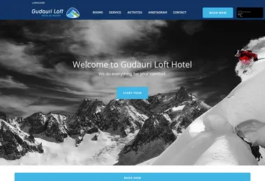Screenshot of gudauriloft.ge
