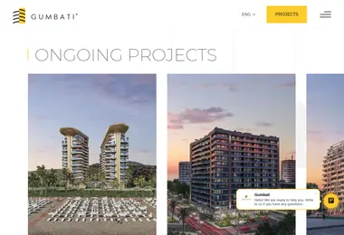 Screenshot of gumbatigroup.ge