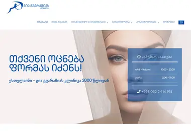 Screenshot of gvaramia.ge