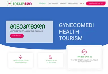 Screenshot of gynecomedi.ge